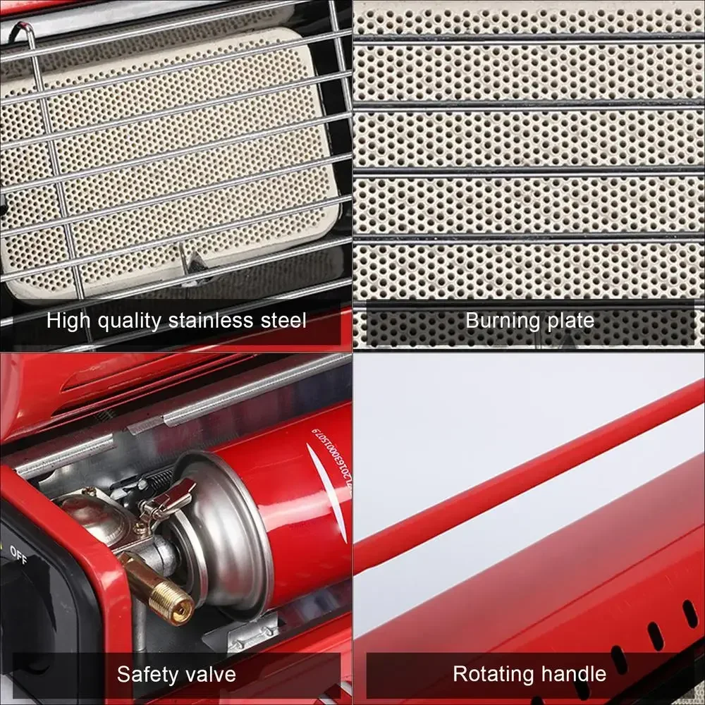 Description Picture 4 of item2 in 1 Outdoor Heater Heating Stove Liquefied Tent Heater Portable Gas Heater Camping Stove Gas Heater Outdoor Activities Heater