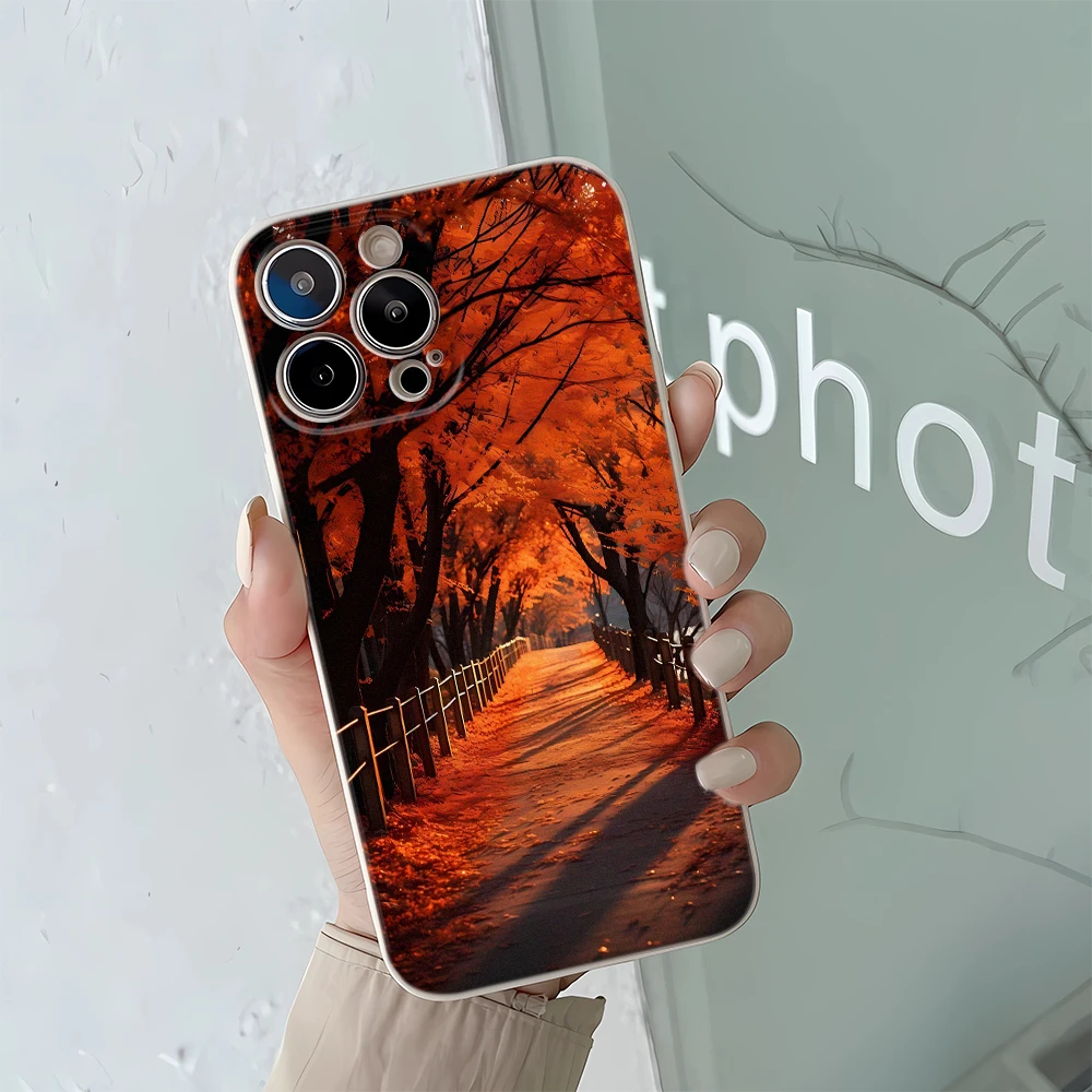 Autumn Leaves Design Phone Case Cover