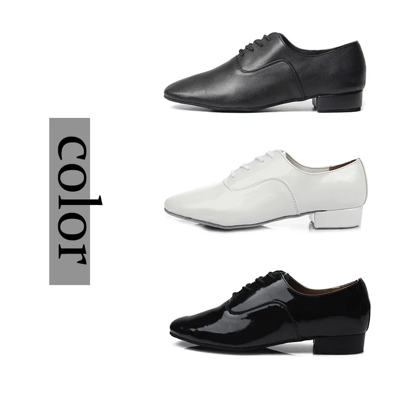 Men Dance Shoes Latin Ballroom dance shoes Modern Indoor Shoes Men Tango Dance Sneaker For Boy heeled 2.5cm