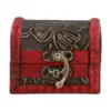 1PC Antique Mini Wood Treasure Chest Storage Box Jewelry Organizer Box Gifts Box Wooden Treasure Chest Jewelry Trinket Box 4