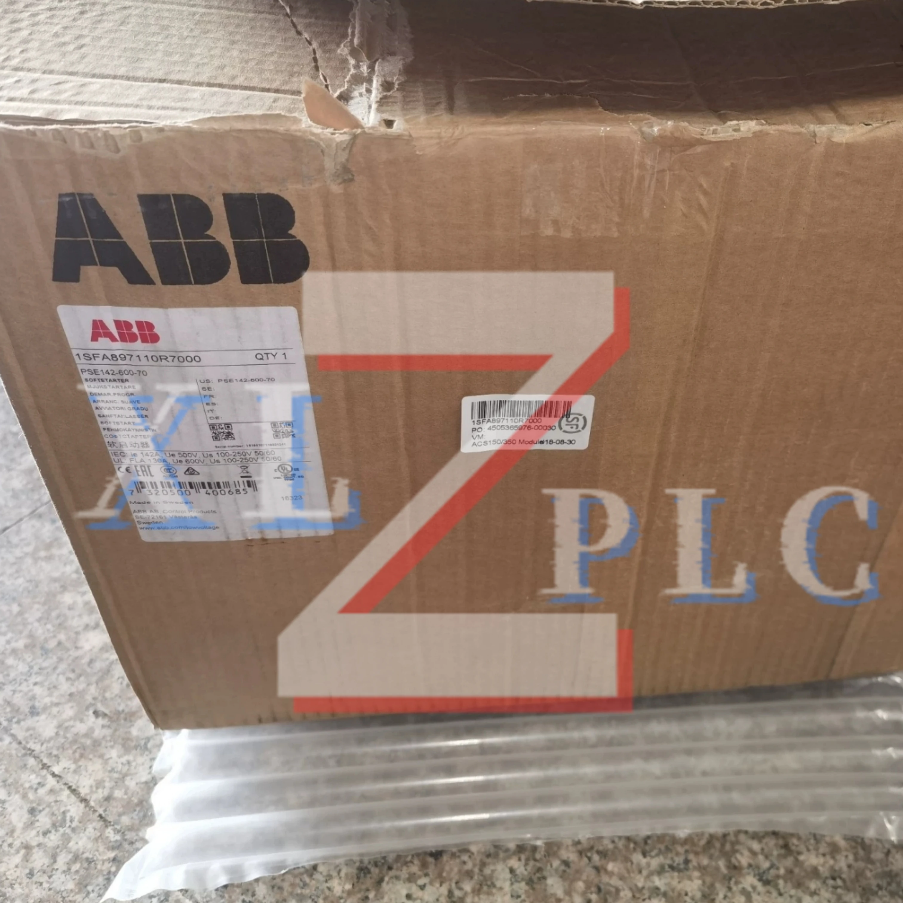 새로운 재고 소프트 스타터 PSE142-600-70 75kw PSE170-600-70 90kw