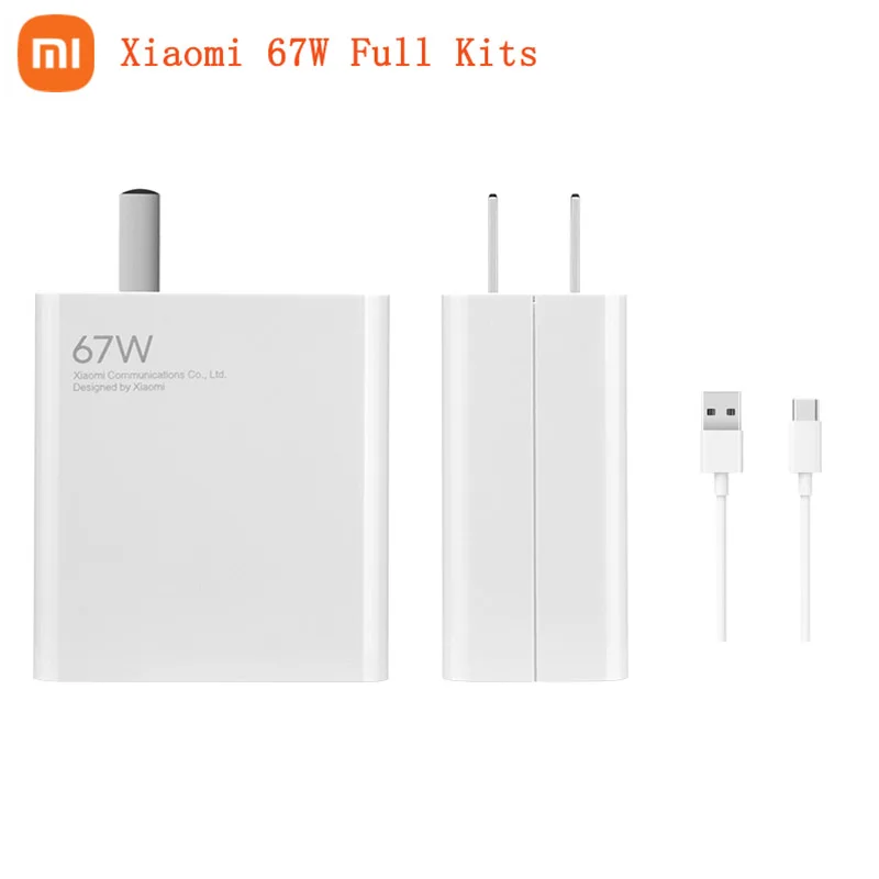 Xiaomi Mi 67W Fast Charger set Original Xiaomi 11 Pro & 11 Ultra 36 Minutes Fully Charged for laptop air 13.3 Notebook