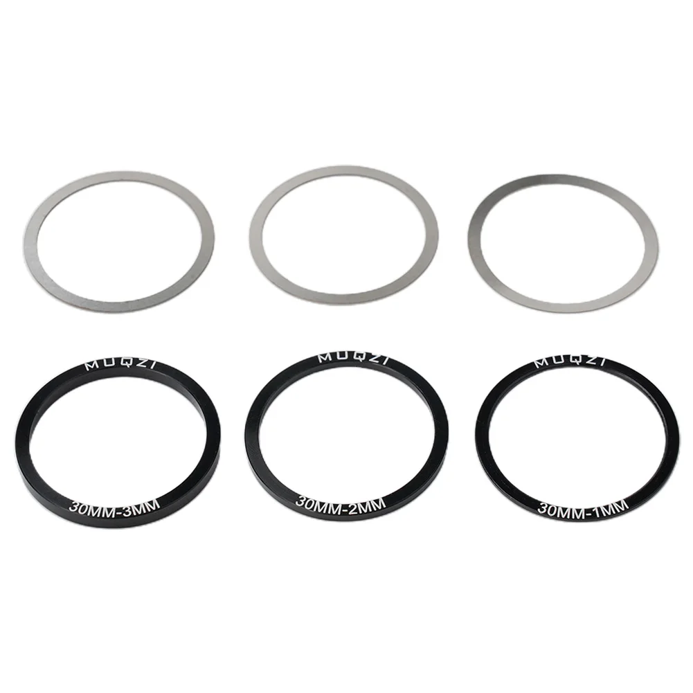 6 stücke Fahrrad Ersatzteile Tretlager Unterlegscheiben Kurbelgarnitur Unterlegscheibe 24/29/30mm Für BB86/91/92/PF30/BB30 Aluminium Legierung Spacer – Detail 13