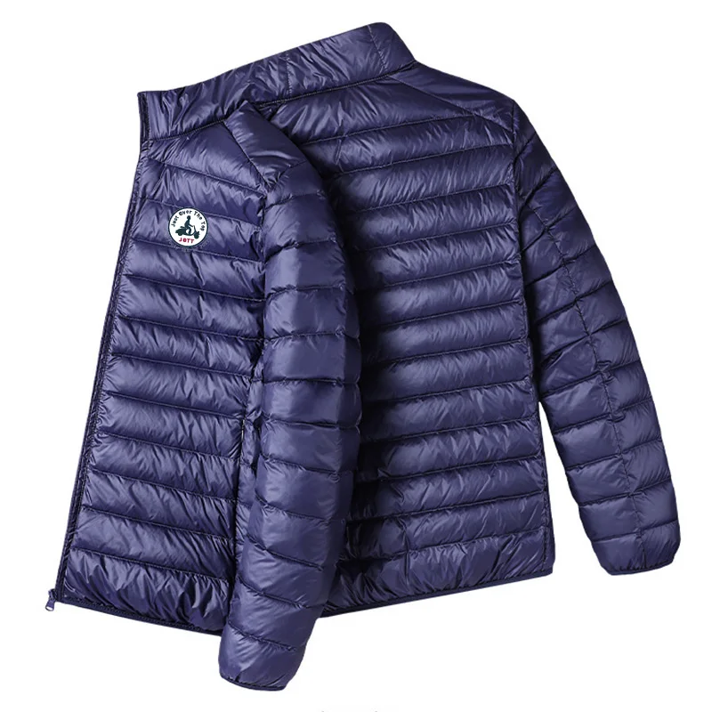 JOTT Fall and Winter Men's Lightweight Waterproof Jacket Casual Warm Comfortable and Light Jacket Mens Waterproof Jacket