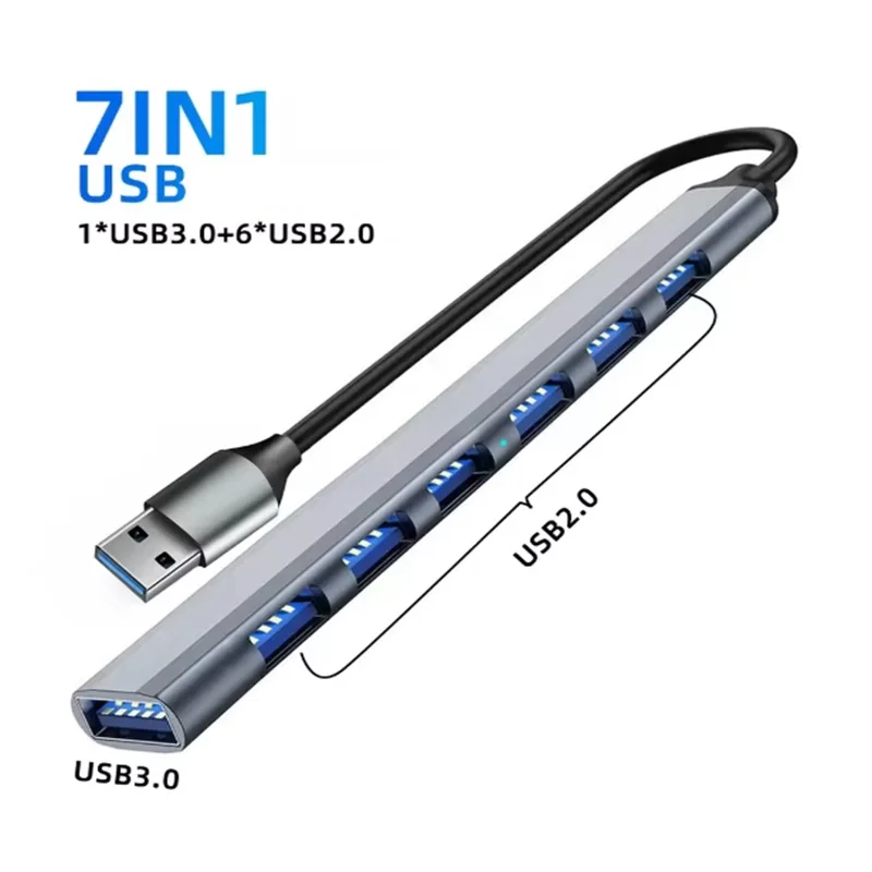 Enhanced USB-C Hub with HDMI, Ethernet, and USB 3.0 Ports