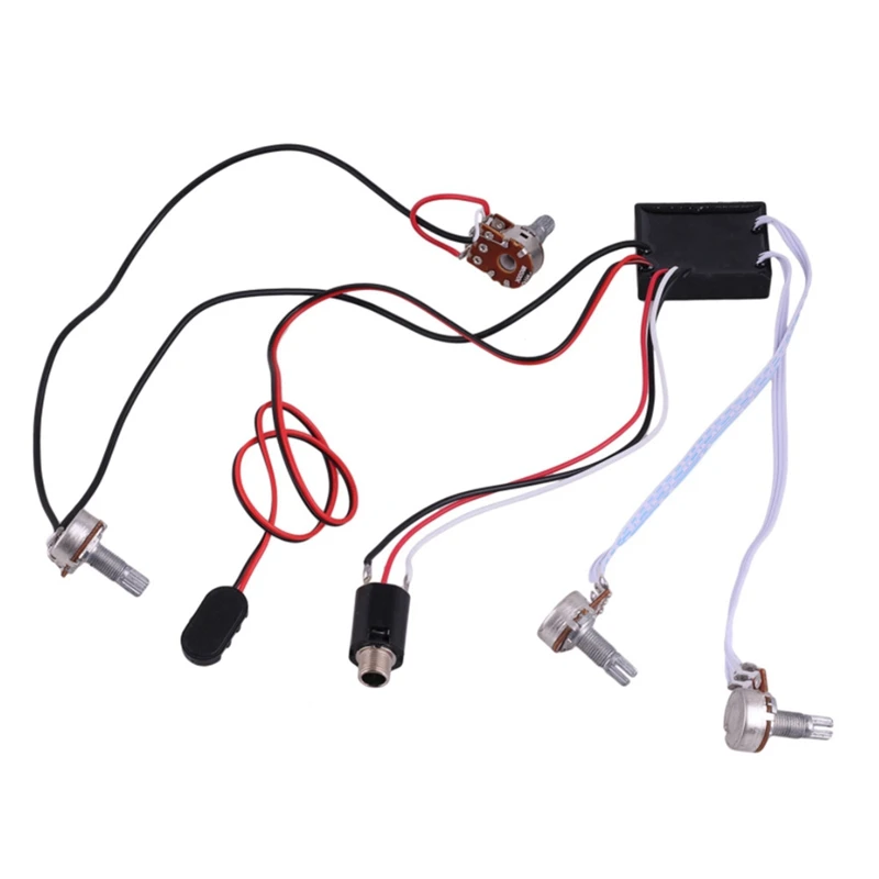 

EQ-B2T 1V3T With Balance Volume Active Bass Pickup Amplifying Circuit Electric Guitar Accessories