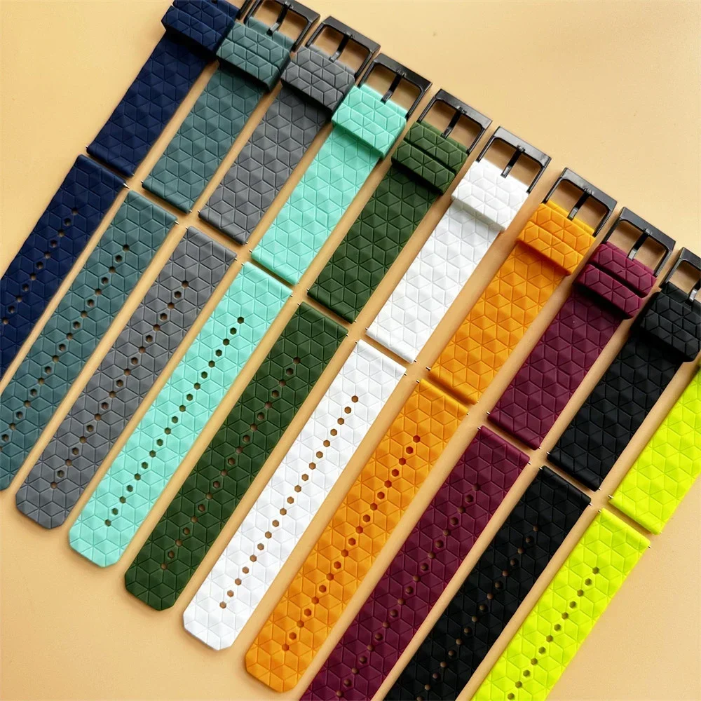 Versatile Silicone Smartwatch Strap – Soft and Durable Wristband in Multiple Sizes