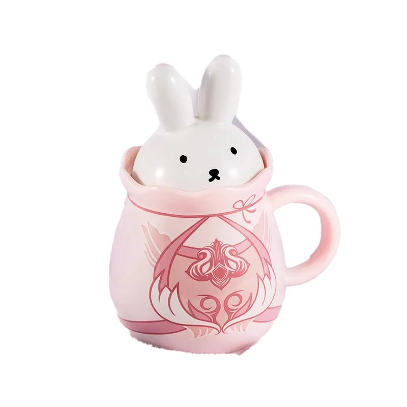 

Original Goods in Stock XINGYUNSHI Soul Land Xiao Wu Rabbit Shaped Ceramic Cup Anime Peripherals Super Cute Holiday Gifts