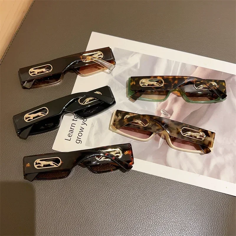 Brand Rectangle Sunglasses UV400