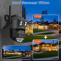 BESDER-Caméra de surveillance extérieure PTZ IP WiFi 5GHz, objectif pour touristes, détection humaine AI, caméras de sécurité, interphone CCTV, 5K, 10MP 3