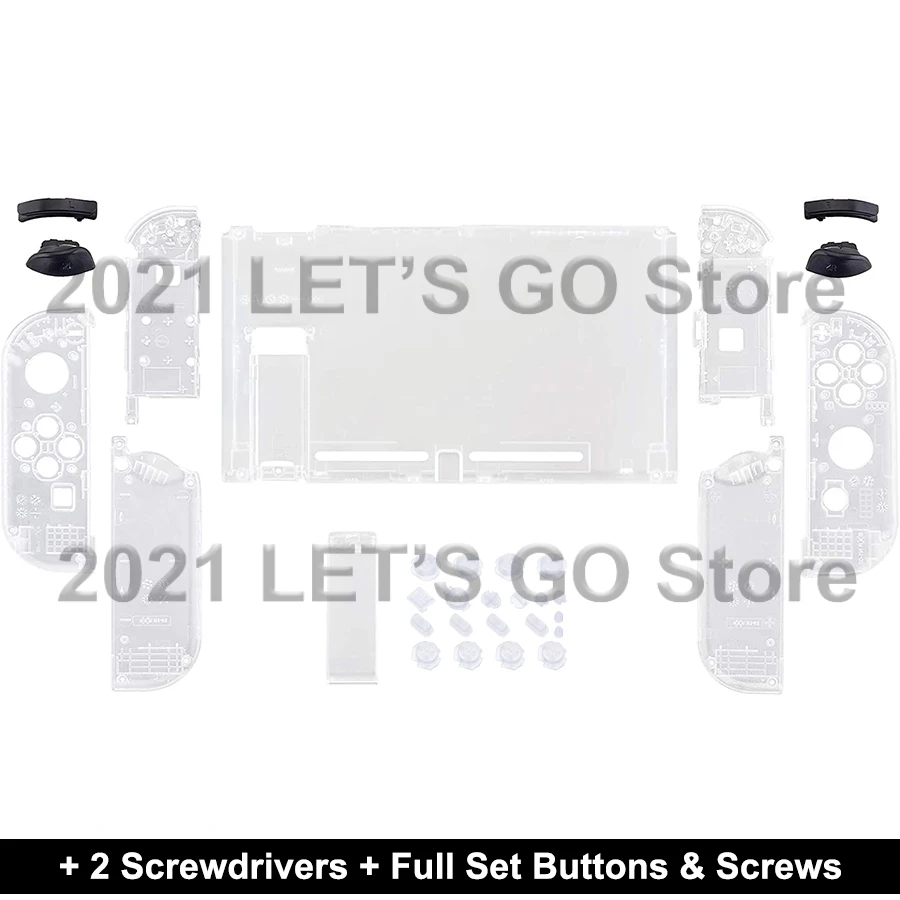 Replacement Housing Shell Case Nintendo Switch Transparent