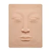 3D Silicone Permanent Makeup Tattoo Training Practice Fake Skin Blank Eye Lips Face For Microblading Tattoo Machine Beginner 2