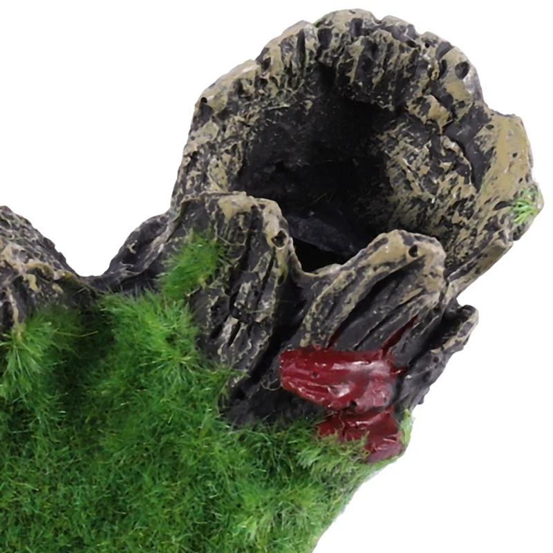 fish tank cleaning tool Fish Tank Decoration Accessories Moss Tree House Cave For Little Fish Aquarium Decorations fish tank castle