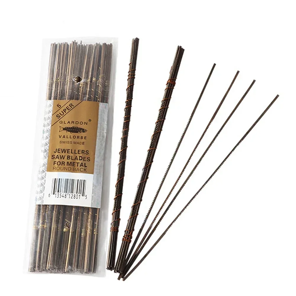 12 Piece Jewelry Making Saw Blades Metal Saw Fine Tooth Steel Wire Hand Tools Knives