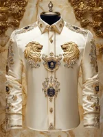 Chemise à manches longues pour hommes, vêtements imprimés haute définition, vacances de loisirs en plein air, luxe, à la mode, créateur de haute qualité 6