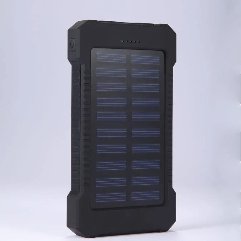 20000mah Portable Solar Power Bank Waterproof External Battery Backup Powerbank 20000 mah Phone Battery Charger LED Pover Ban 3