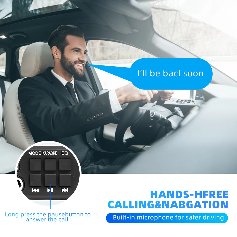 Title 45, 40W 12V Bluetooth 5.0 Audio Scheda amplificator...