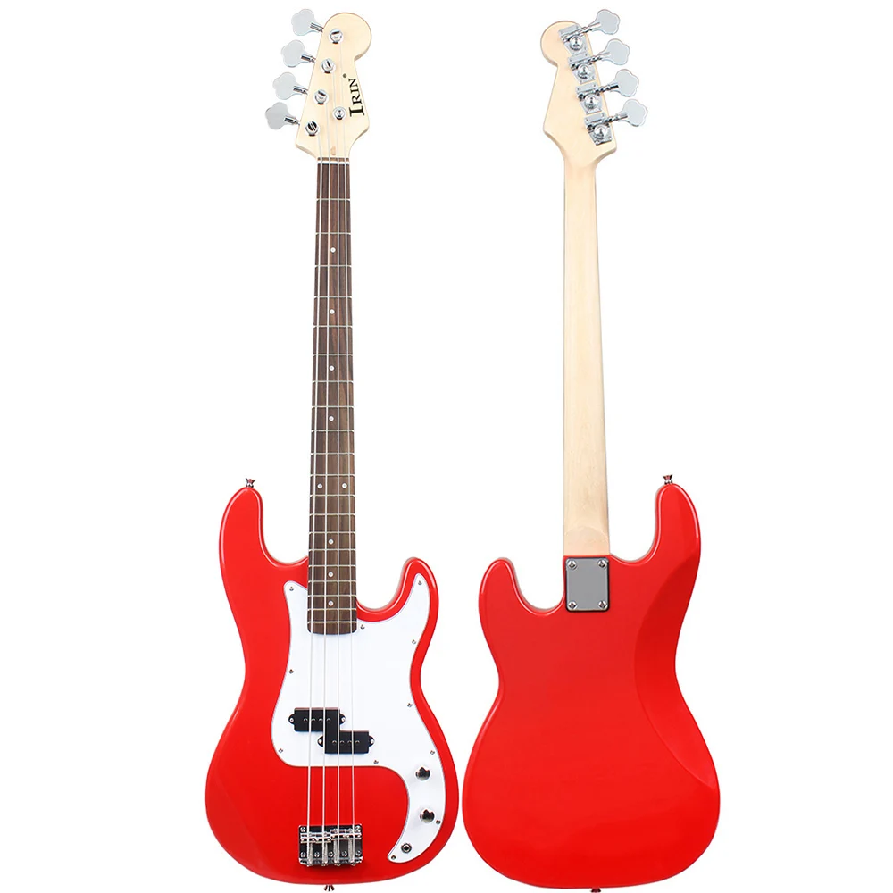 ST Bass Guitar Maple Body Electric Bass Guitar Professional Play Performance with Bag Strings Strap Tuner Accessories electric bass guitar