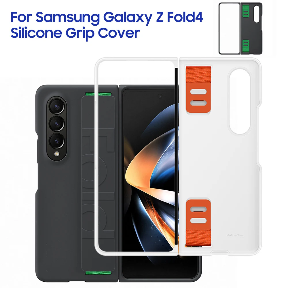 Funda de silicona para Samsung Galaxy S23 Ultra SM-S918B/DS, carcasa con  agarre a prueba de golpes, Correa desmontable - AliExpress