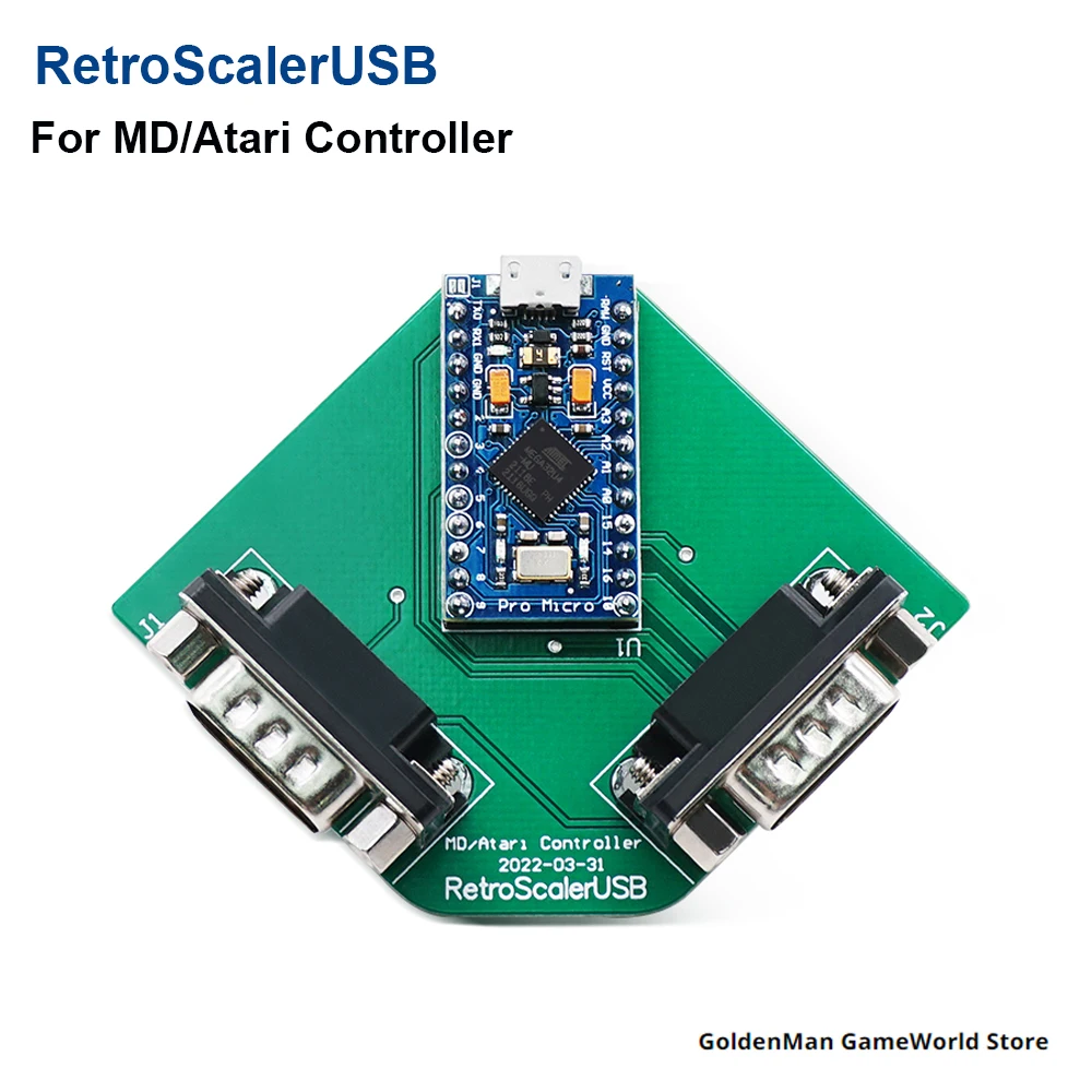 Retroscalerusb Compatibile Sega Genesis / Mega Drive/Controller Di Gioco Izi Su Adattatore Usb