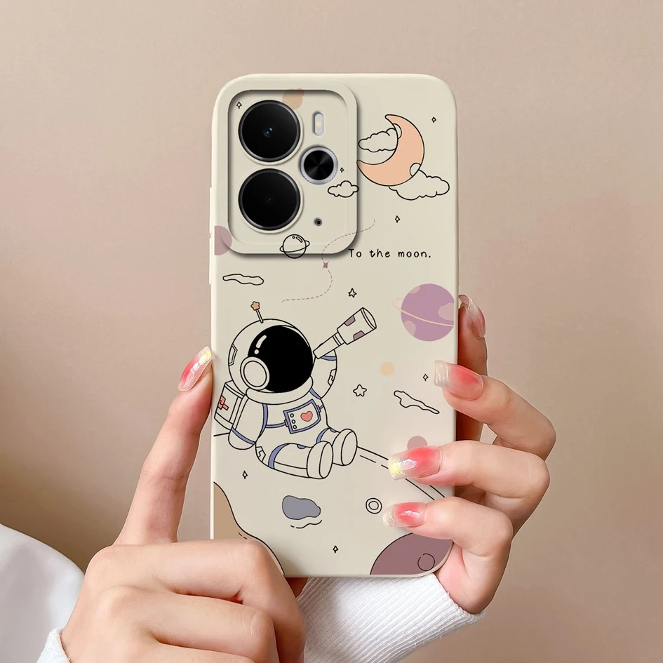Luxury Floral Print Liquid Silicone Case - High Quality, Anti-Drop, Durable, Anti-Slip Housing