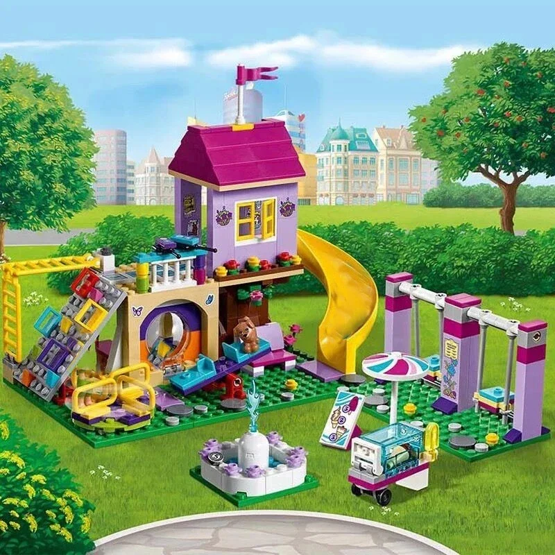 Friends Girl Heartlake City Playground Building Blocks Bricks Education Sets Toys for Girls