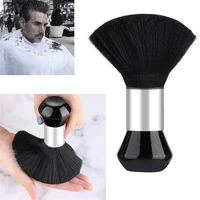 Noir coiffure balayage cou nettoyage des cheveux Duster brosse de coupe de cheveux pour salon de coiffure coupe de cheveux brosse outils accessoires de barbier 6