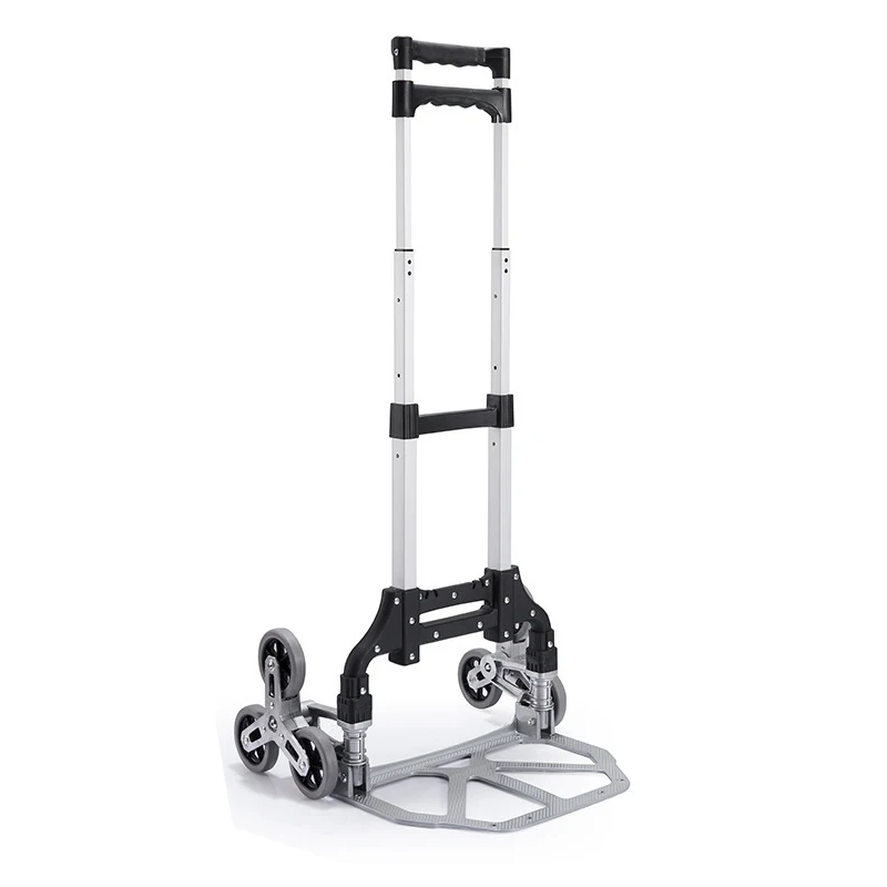 Folding Trolley Multi-function Practical Pulling Tool Cart Home Supermarket Shop Lightweight Beach Terrain Stair Climb Trolley