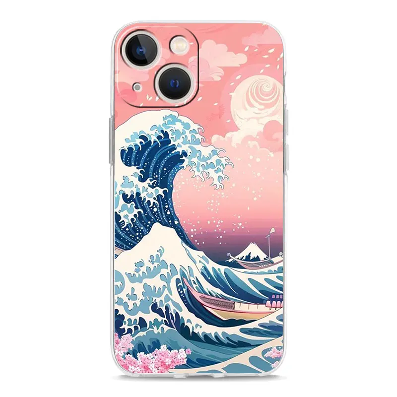 Fashionable Great Blue Wave Phone Case