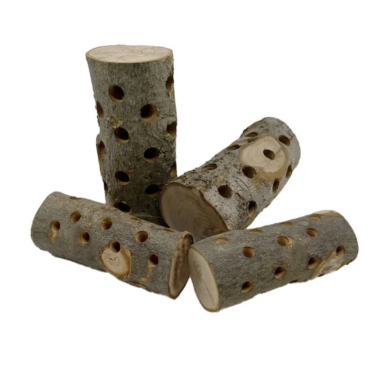 Small Animal Pet Chew Toys Pet Toys Pet Teeth Grinding Toy Pet Bird Toy Hamster Toy Small Animal Rabbit Totoro Molar Stick Anti-bite Cage Apple Wood Parrot Bird Biting Toy Wooden Stand Stick Station