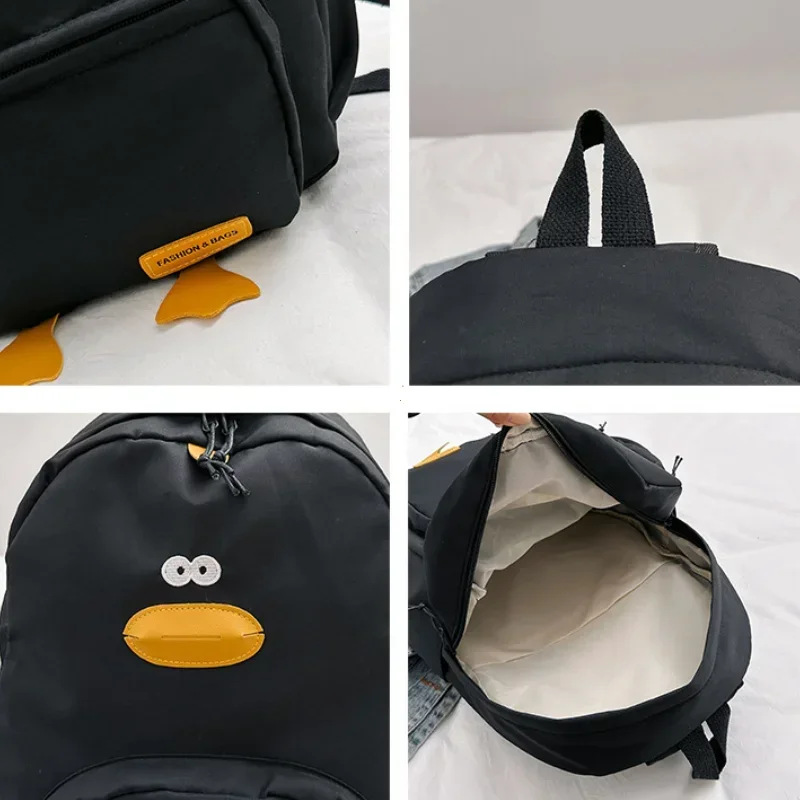 New Cartoon Duck Backpack Designer Cute Travel Bag Female College Student Versatile Korean Edition Girls' School Bag рюкзак