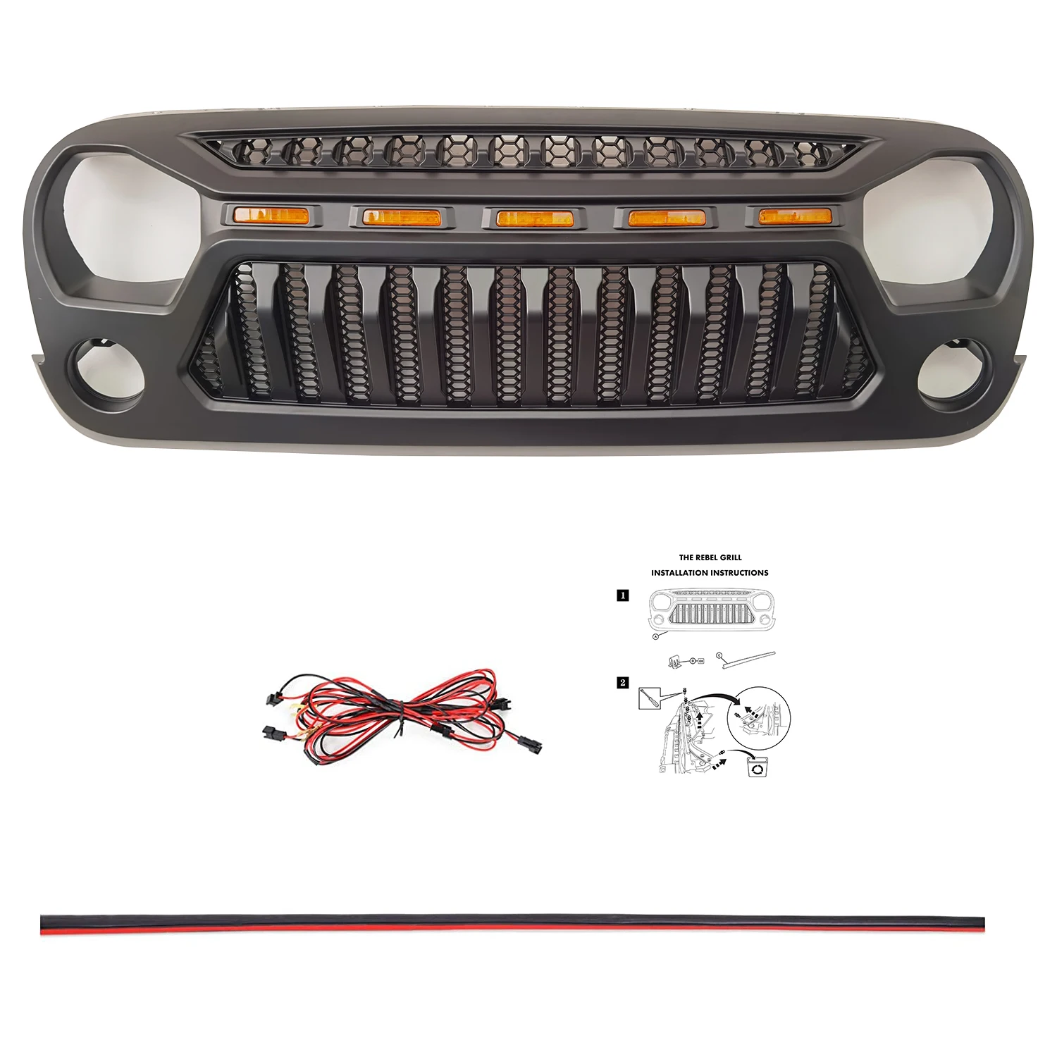  LED ABS JK ׸, ۷ 2007-2017 , Lantsun J395