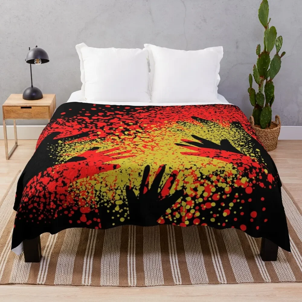 

Awesome Aboriginal Art Throw Blanket for sofa Designers Blankets