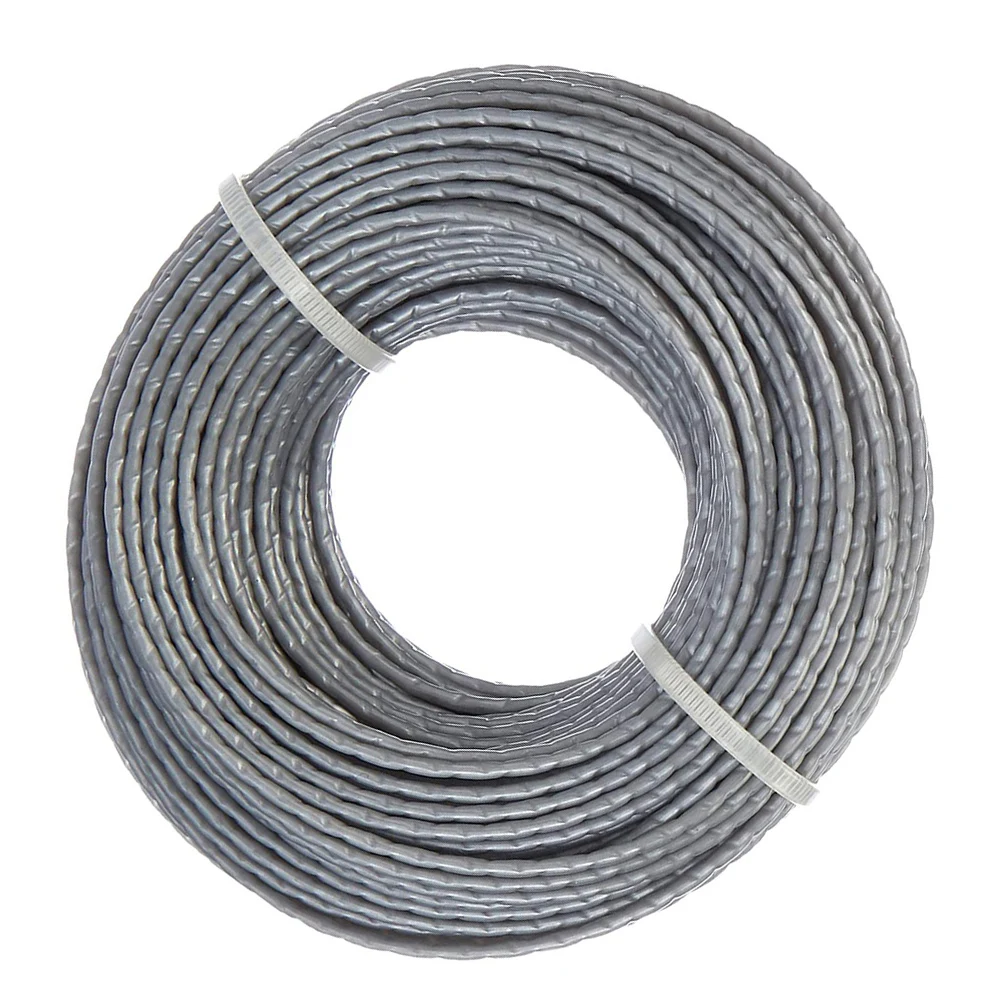 

Trimmer Lines Line Spool 15m 2.0mm Accessories Mowing Line Practical Replacement Line String Trimmer Practical