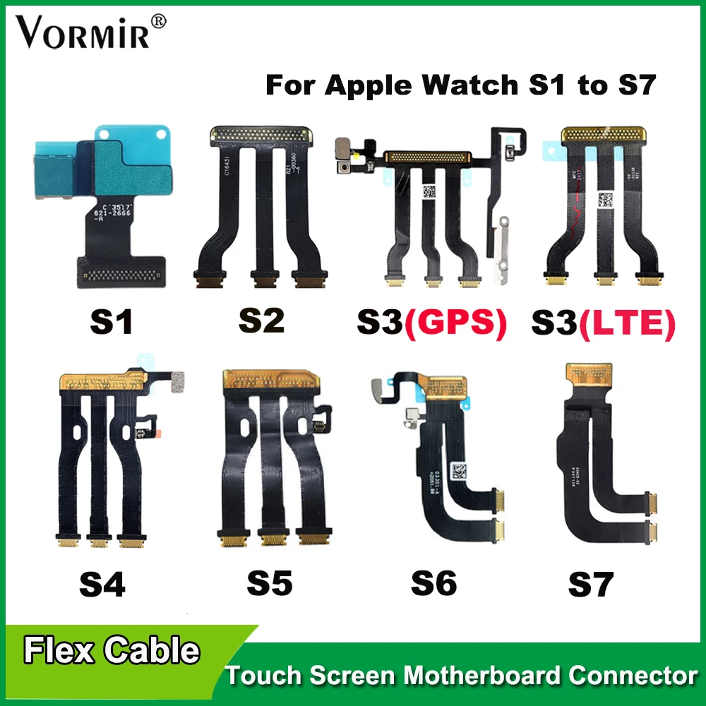 Per Apple Watch Series8 2 3 4 5 6 7 42/40/44/41/45Mm Display Lcd Touch Screen Scheda Madre Connettore Scheda Principale Flex Cable Ribbon