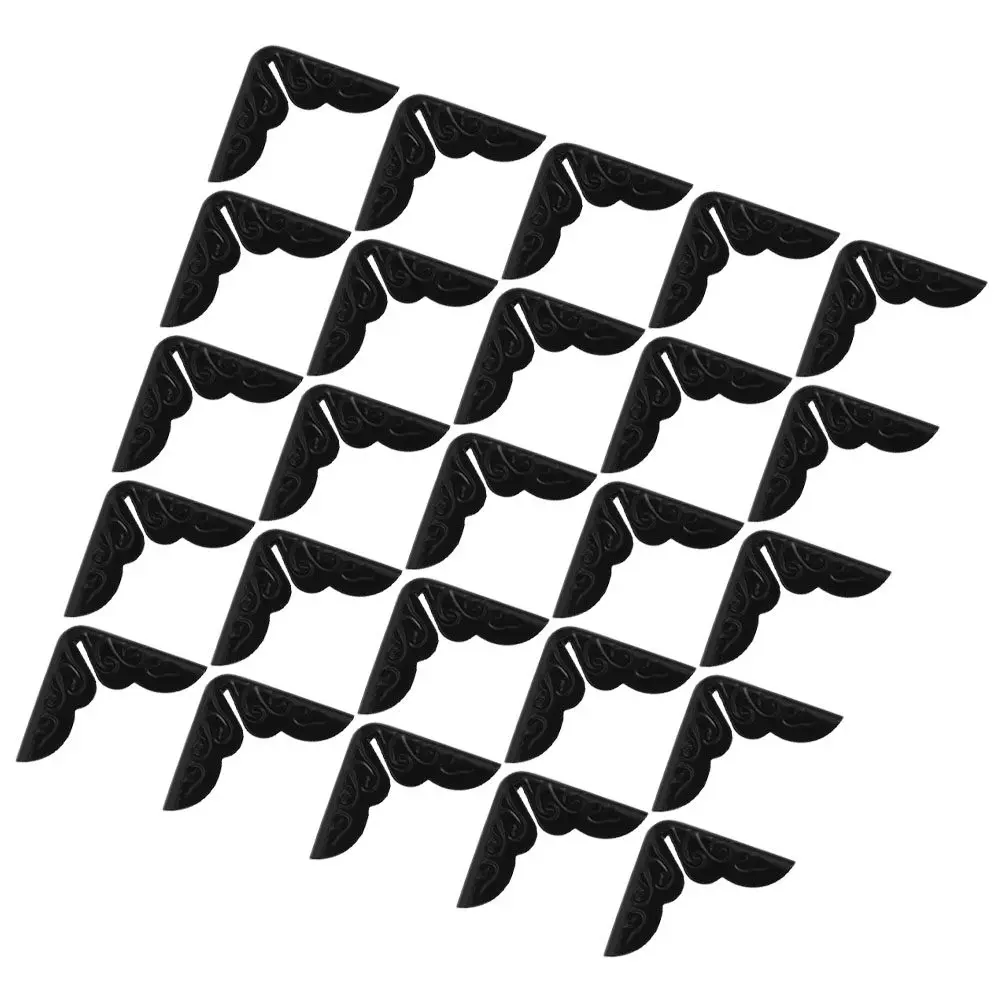 50Pcs 금속 책 코너 보호대 빈티지 철 노트북 앨범 스크랩북 폴더 사진 카드 만들기 DIY 장식 가장자리
