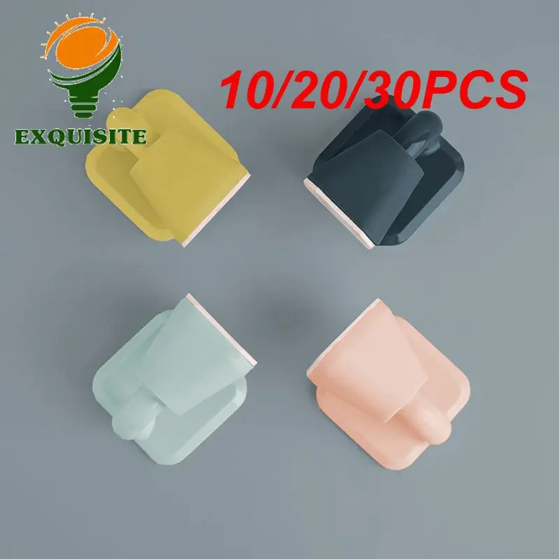 

10/20/30PCS Floor Holder Mute Non-punch Silicone Door Stopper Anti-collision Reliable Strong Adhesion Best-selling Noiseless