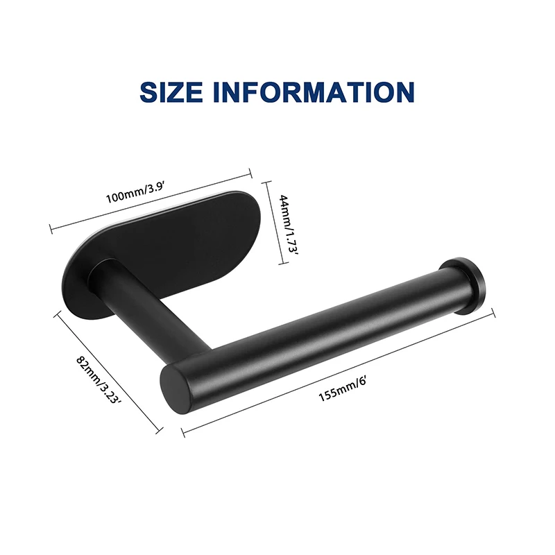 Adhesive Toilet Roll Paper Holder Organizer Wall Mount Storage Stand Kitchen Bathroom No Drill Tissue Towel Dispenser Stainless paper towel holder toilet paper holder toilet paper rack toilet roll holder tissue holder
