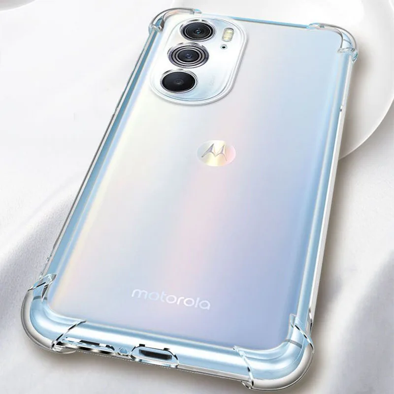 Shockproof Transparent TPU Phone Case - Durable Soft Cover