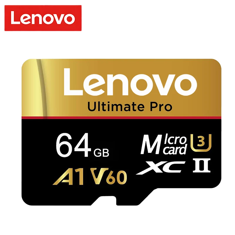 레노버 마이크로 SD 카드 1TB 고속 TF 플래시 메모리 카드 128GB 256GB 512GB 1TB U3 V60 4K 풀 HD 고프로 액션 카메라용