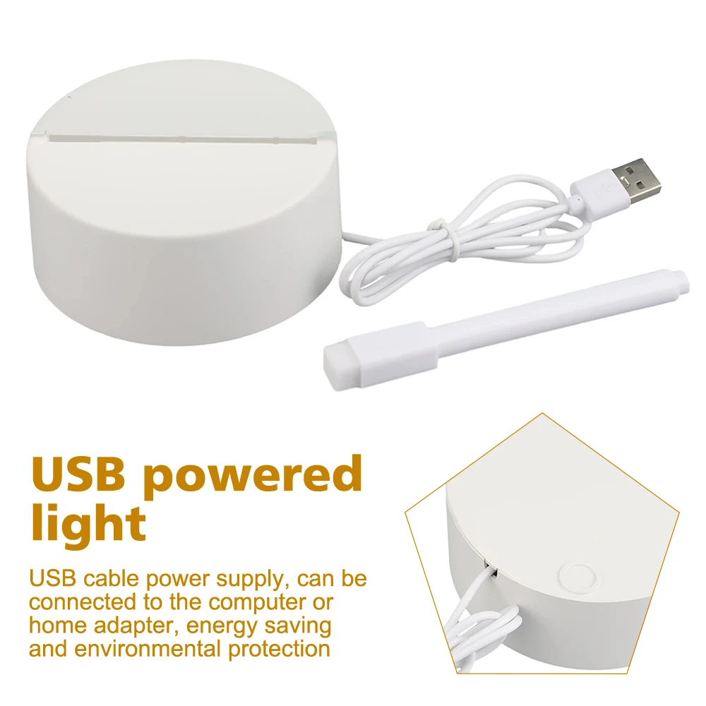 LED Note Board Night Light Creative USB Warm Light Message Board with Writing Pen Erasable Acrylic Drawing Children's Gift
