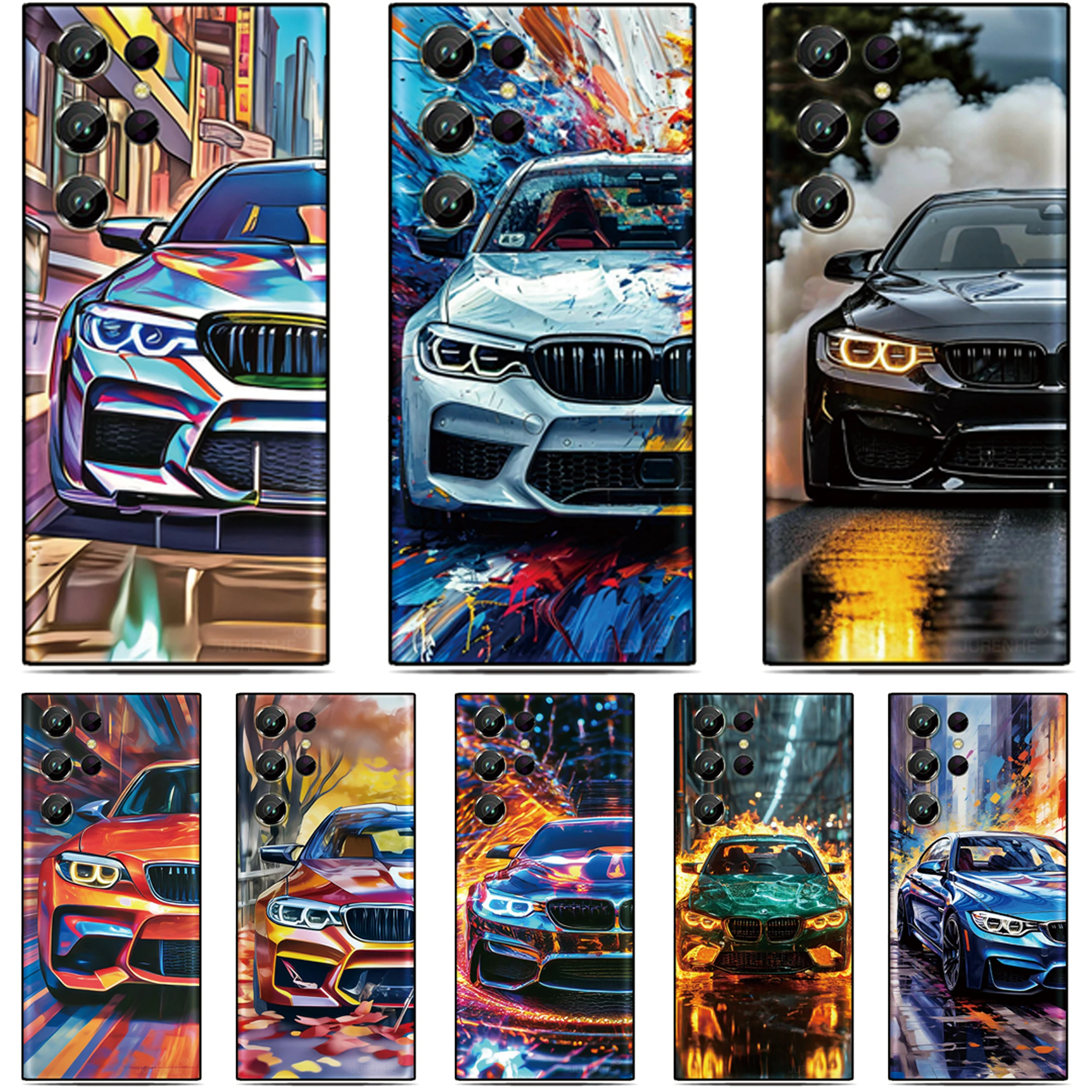 Sport Car Themed Stylish Back Cover Phone Case