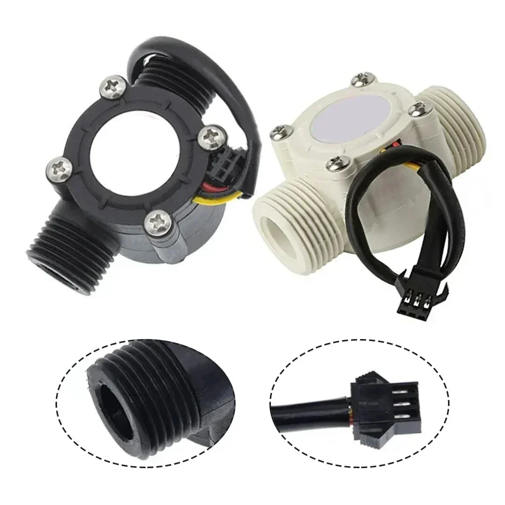 Water Sensor Wear-resistant With G1/2 Interface YF-S201 60x35x34 Mm Flexible Light Plastic Valve Body