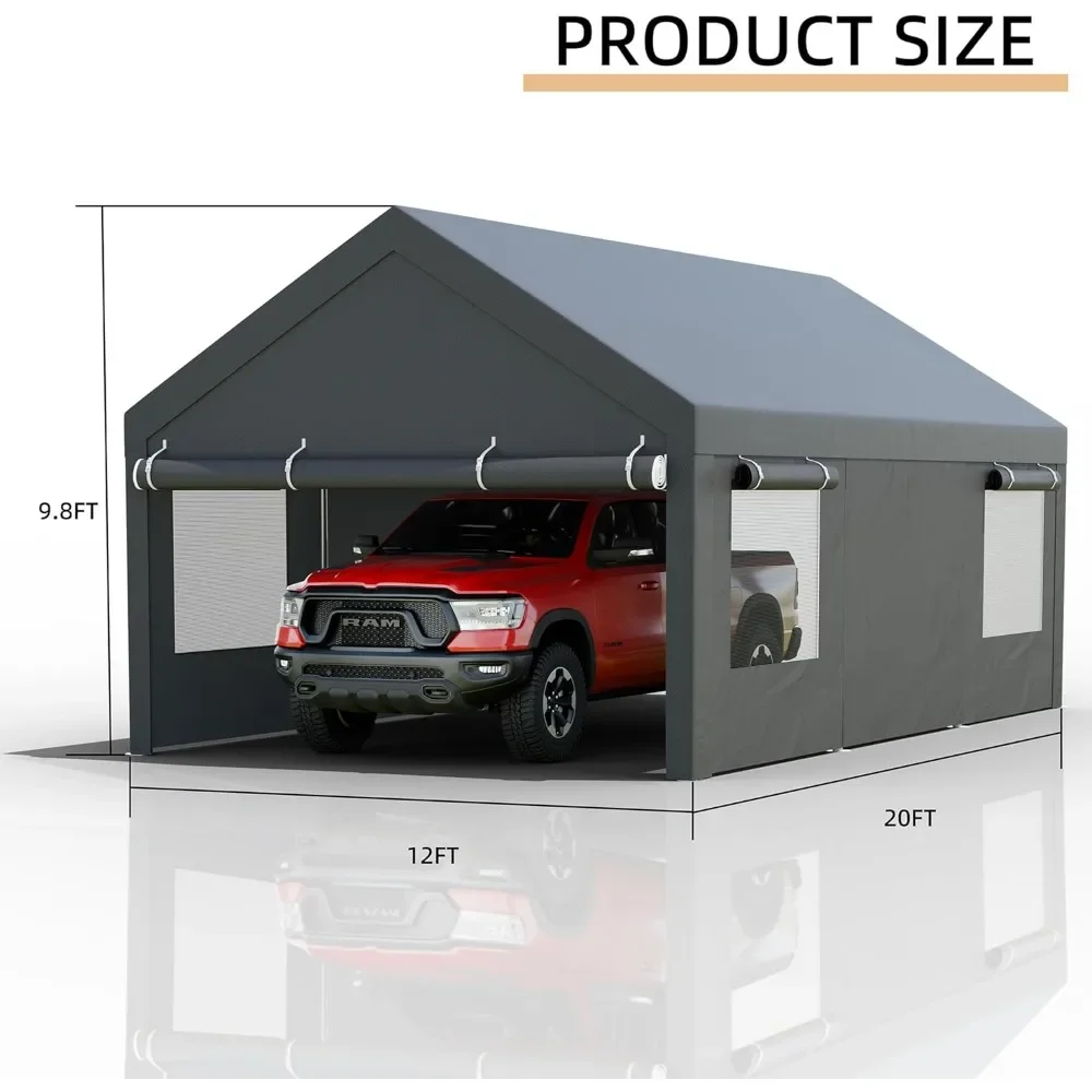 12x20 FT Carport Garage 2