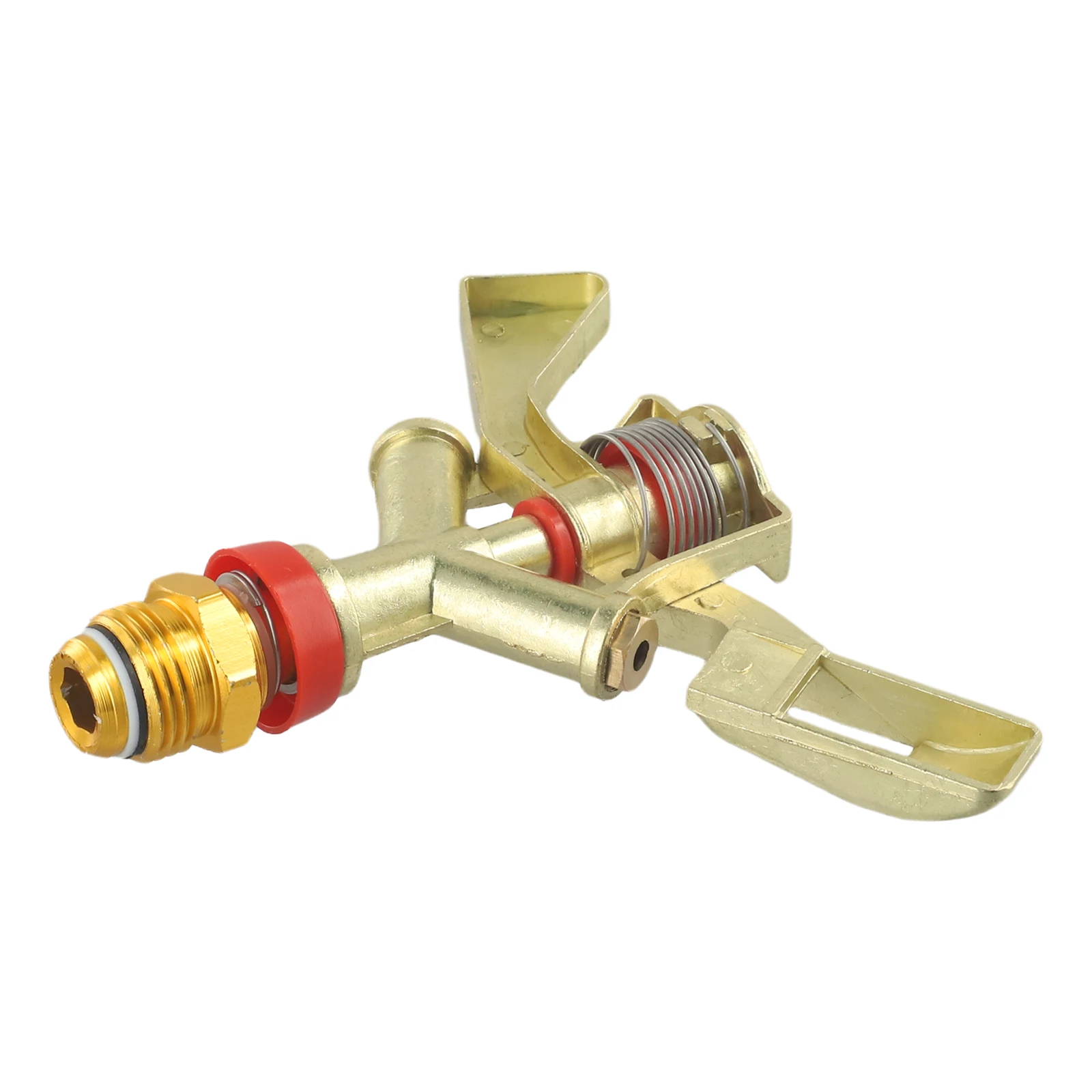 

1Pc 360° Yard Brass Lawn Water Watering Irrigation Cooling Spray Nozzle Adjustable 1x Park Sprinkler Practical