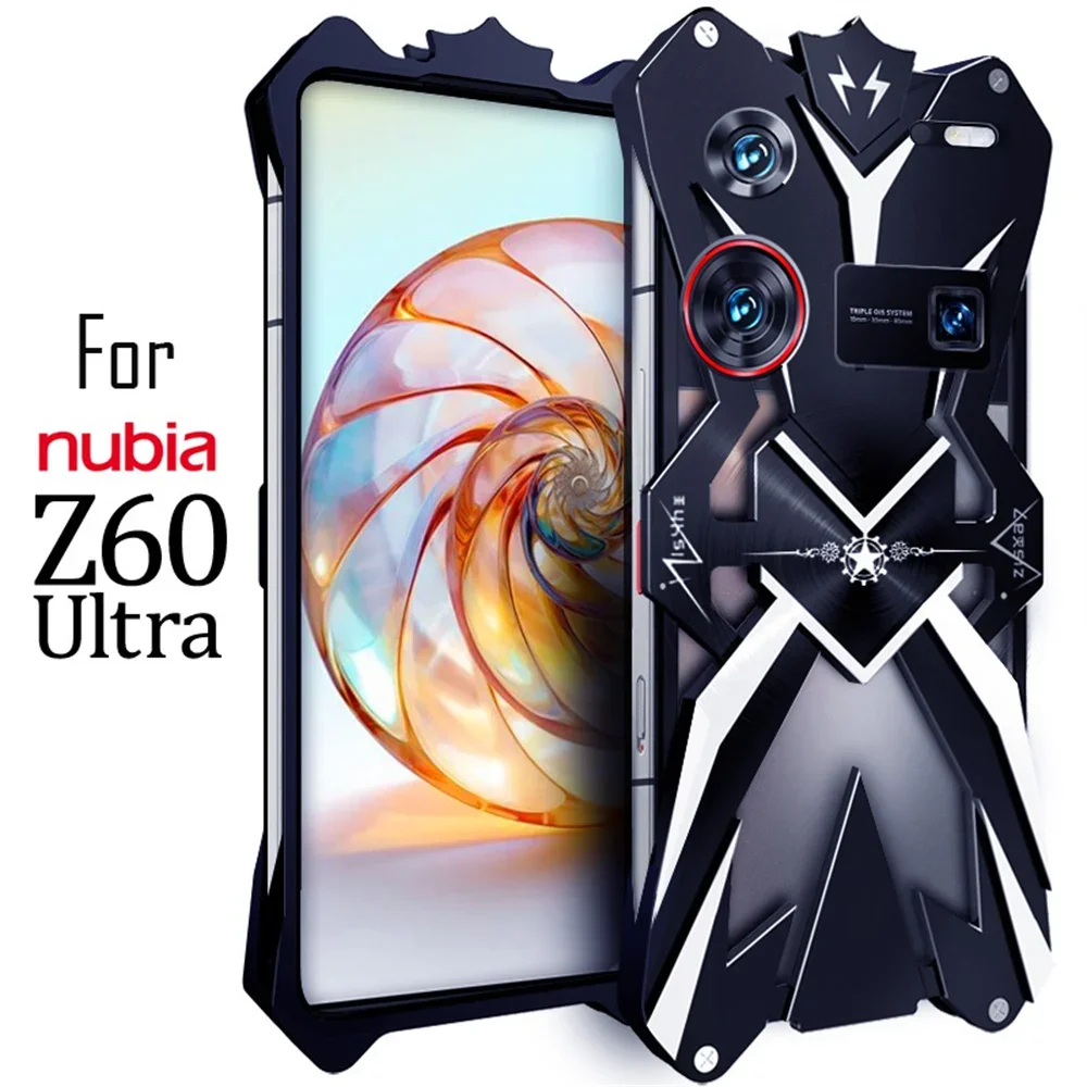 

Противоударный металлический чехол для Nubia Z60 Ultra чехол, алюминиевый чехол для Nubia Z30 Z40 Z40S Z50S Pro Z50 Ultra чехол