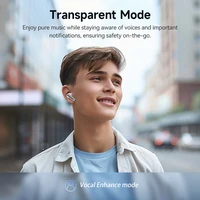 QCY Melobuds N50 ANC Bluetooth 5.4 Wireless Earphones Active Noise Cancellation 6 Mics Clear Call Earbuds Multipoint Connection - Image 3