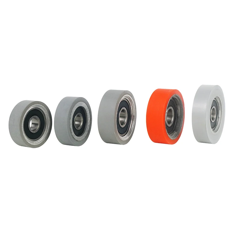 2PCS Wear-resistant Polyurethane Roller Rubber Wheel KDT NANXING HOMAG Edge Banding Machine edge banding machine roller