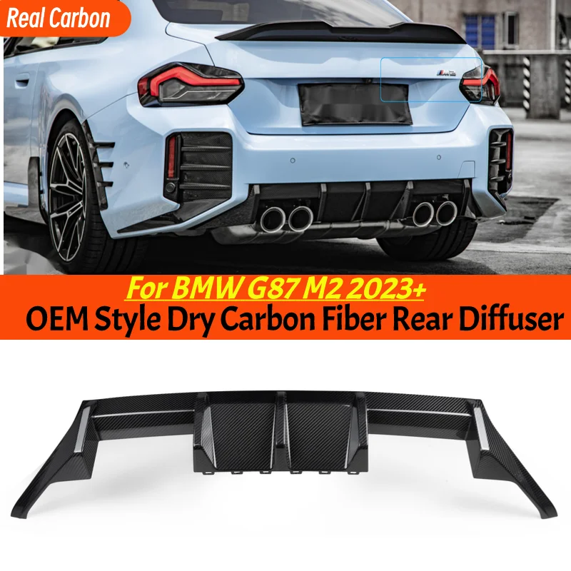 G87 M2 Diffusore Posteriore In Fibra Di Carbonio A Secco Sostituzione Oem Style Paraurti Posteriore Lip Spoiler Lip Splitter Per Bmw G87 M2 2023 +