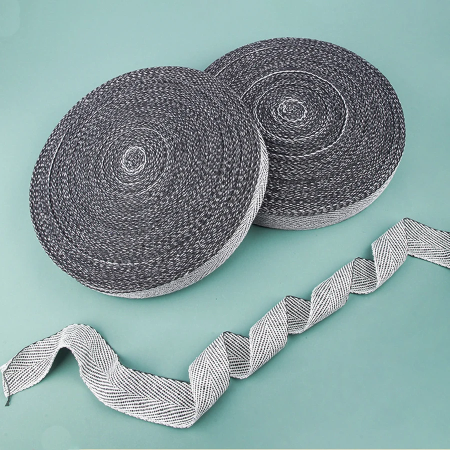 

4.5cm*100meters Cotton Tufting Rug Herringbone Cotton Belt Edging Cloth Binding Belt Blanket Trim 100 Meters Long